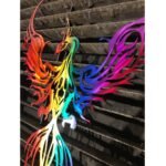 Handmade Phoenix Metal Art