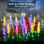 Violet Flower Solar Garden Light(SET OF TWO)