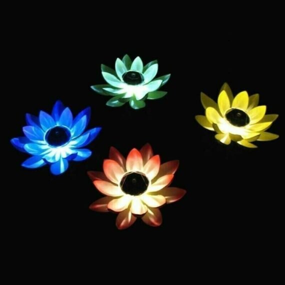 Solar Floating Lotus Flower Light(One piece set)
