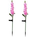 Violet Flower Solar Garden Light(SET OF TWO)