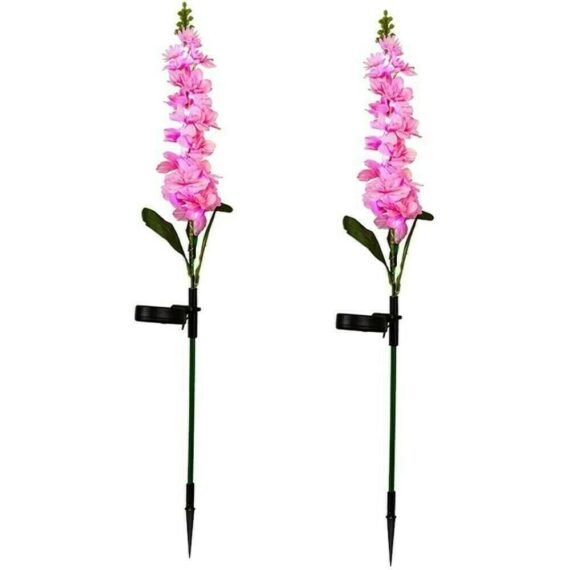 Violet Flower Solar Garden Light(SET OF TWO)