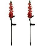 Violet Flower Solar Garden Light(SET OF TWO)