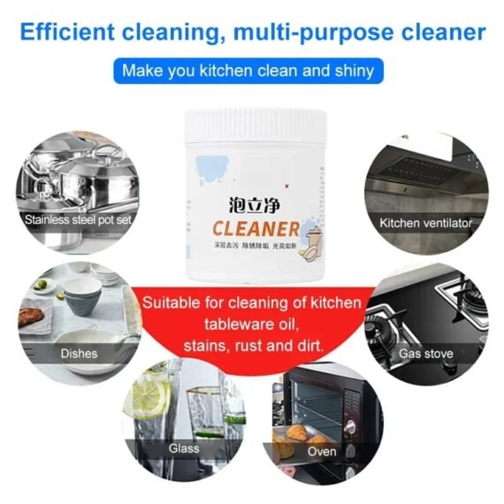 Foam rust remover kitchen all-purpose cleaning powder