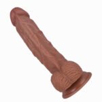 (Only Today 50% off) Large ultra-realistic liquid silicone suction cup dildo with bulging veins 8.6 inches (3 days delivery)