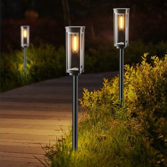 BITPOTT Solar Outdoor Garden Landscape Light