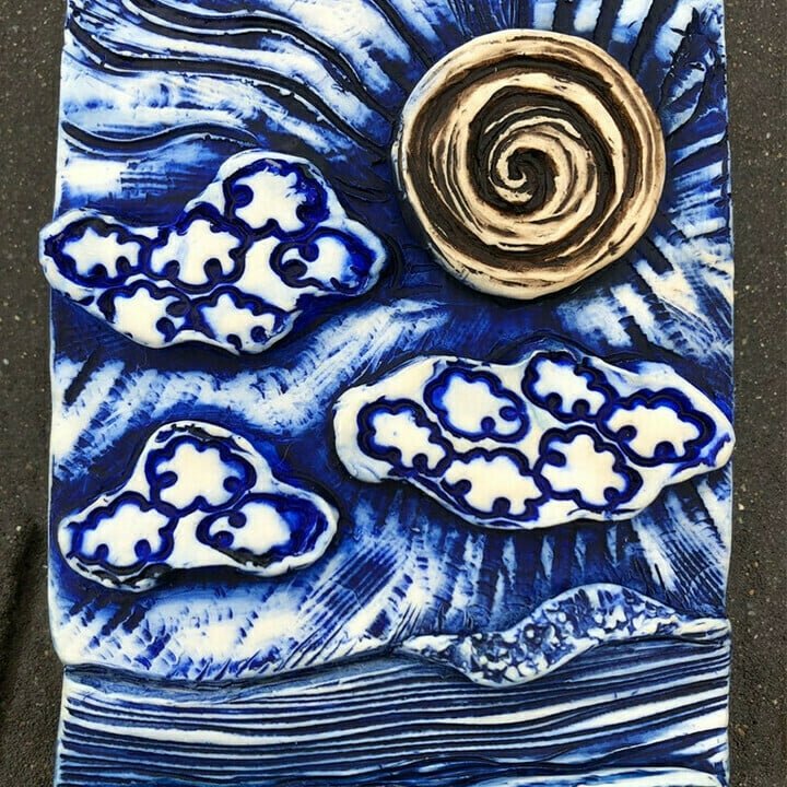 Starry Sky Ocean Garden Sculpture Decoration