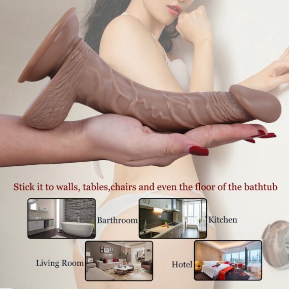 (Only Today 50% off)  F504 Adjustable Strap-On Harness Kit with 9.06-inch Ultra-Realistic Liquid Silicone Dildo (3 days delivery)