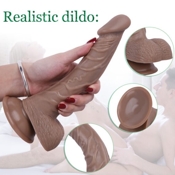 (Only Today 50% off)  F504 Adjustable Strap-On Harness Kit with 9.06-inch Ultra-Realistic Liquid Silicone Dildo (3 days delivery)