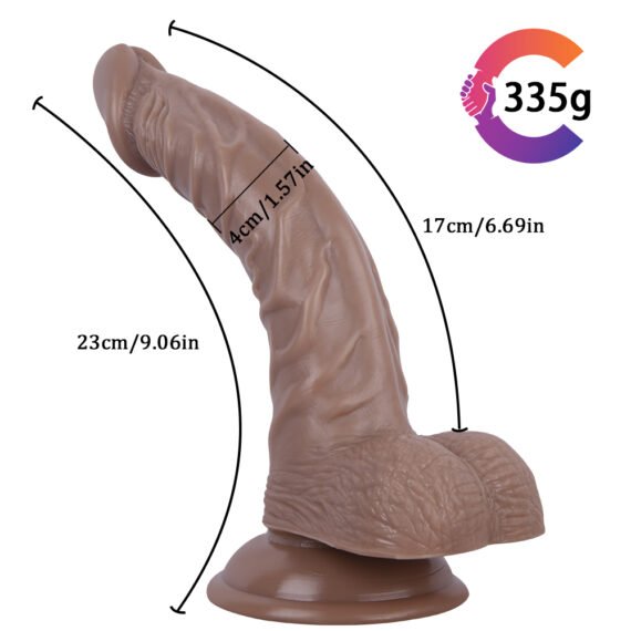 (Only Today 50% off)  F504 Adjustable Strap-On Harness Kit with 9.06-inch Ultra-Realistic Liquid Silicone Dildo (3 days delivery)