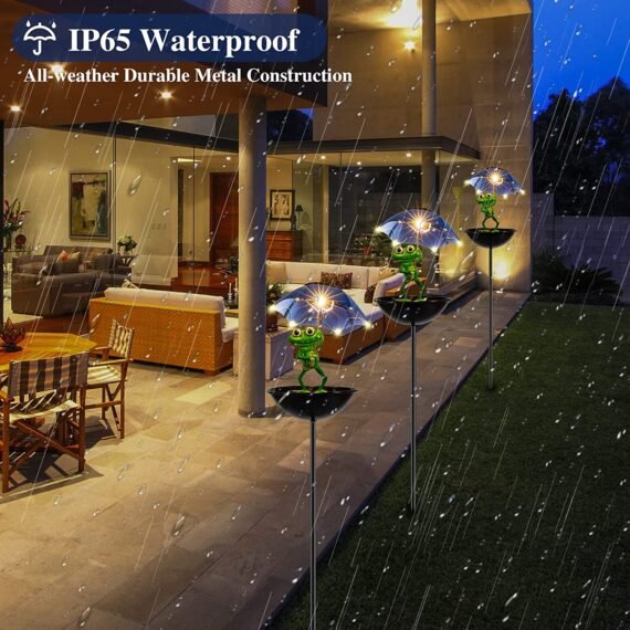 Kacux Solar Garden Metal Sun Lights Decor