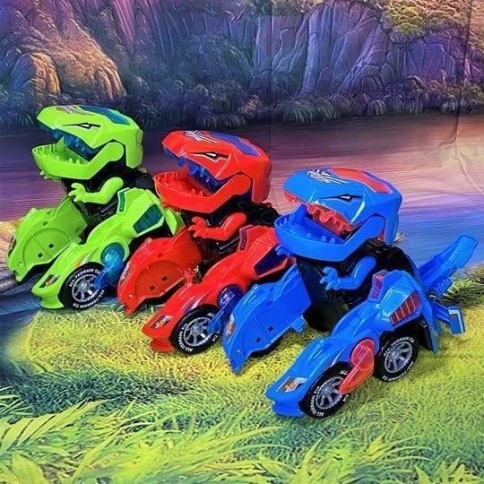 🎅Early Christmas Sale - 49% OFF🎁LED DINOSAUR TRANSFORMATION CAR TOY