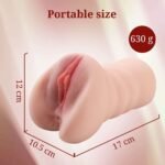 (Only Today 77% off)Realistic Pocket Fat Pussy Male Masturbator with 3D Textured and Lifelike Vagina 0.63KG(3 days delivery)