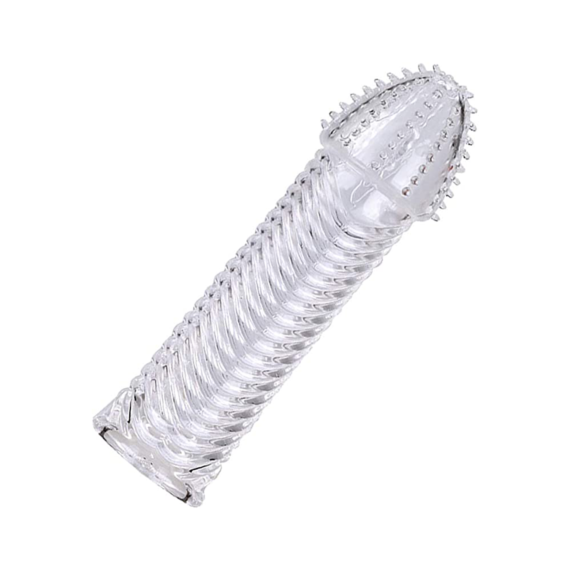 (Only Today 50% off)  4 Pcs Silicone Penis Sleeves Set Reusable and Delay Sex Time Penis Extender for Couple Condoms (3 days delivery)