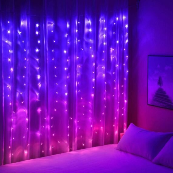 🌈Smart Custom LED Decorative Rainbow curtain lights