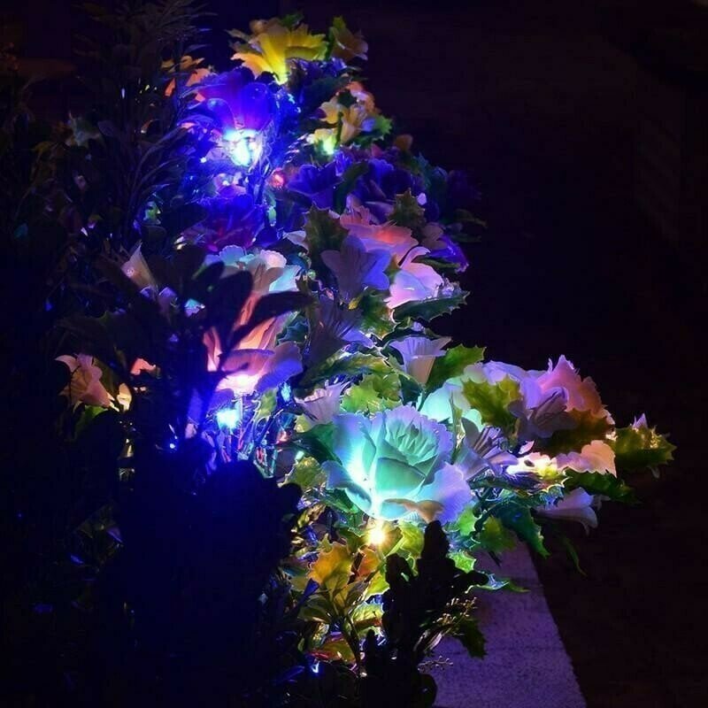 Solar Carnation Flower Garden Lights(SET OF TWO)