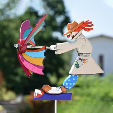 [Mother's Day] Gift Whirligig Character Series Windmill garden decor