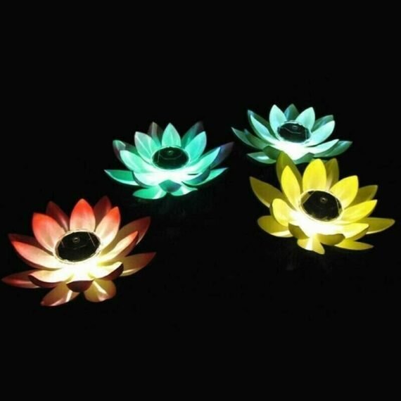 Solar Floating Lotus Flower Light(One piece set)