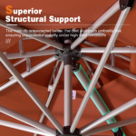 🌞Solar Powered LED🌞Cantilever Patio Umbrella💥buy 2 free shipping💥