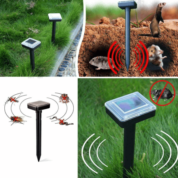 🎉🚀Last Day Clearance Sale Only $5.98🔥Solar Power Mouse Mole Snakes Pest Rodent Repeller