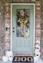 🎉🏵️🏵️Last Day Clearance Sale Only $4.99🔥HOT SALE🔥XXL Mummy Halloween Wreath