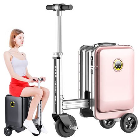 ⚡Clearance Price S$9.98💓Smart Rideable Luggage Travel Electric Luggage Scooter