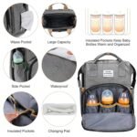 🔥Clearance Price SGD 26.9🔥 Diaper Bag Backpack with Changing Station😍