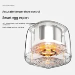 🔥Egg Boiler Household Small Hard Boiled Egg Maker Automatic Power off 7 Modes Breakfast Cooker 3 Pin Plug